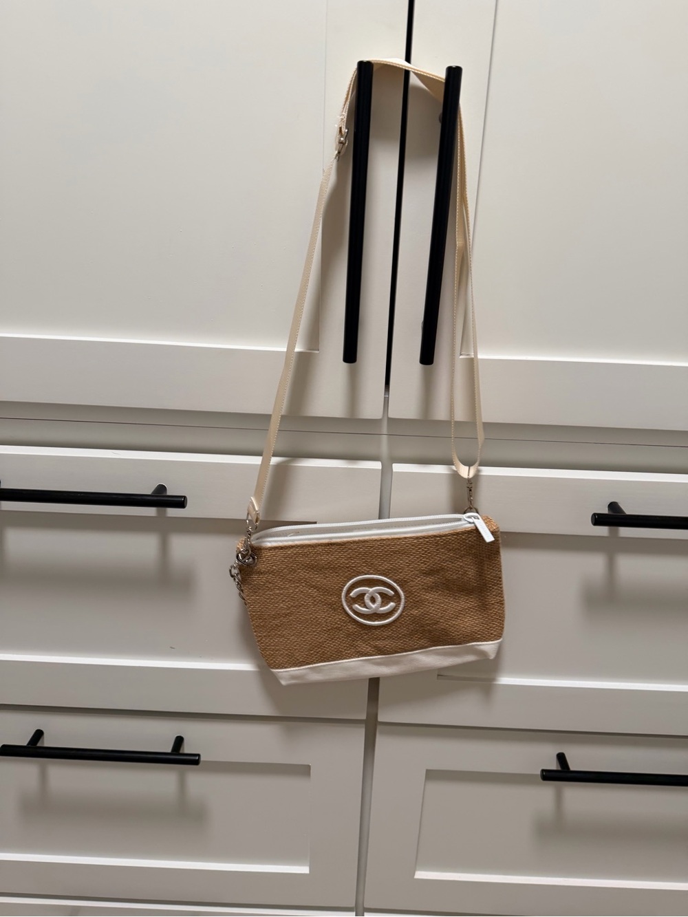 Chanel gift with purchase Crossbody Bag with Logo Accent